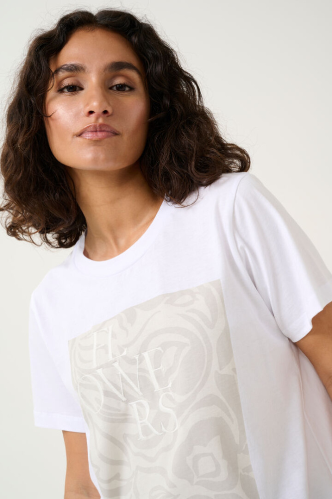 Hovedbilde KARita T-shirt 10509438 - Optical White 110601