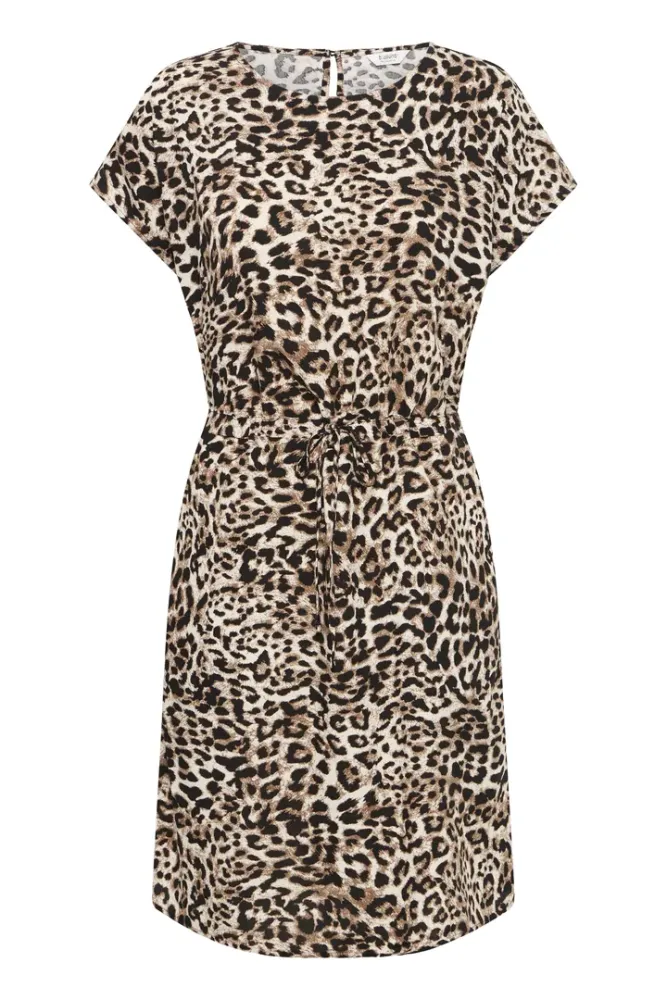 Hovedbilde Bymmjoella Oneck Dress 20811226 - Birch Leopard 204552