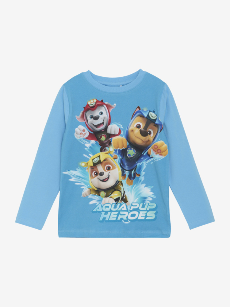 Hovedbilde Minymo T-shirt Long Sleeve 6500 - Bonnie Blue 7223