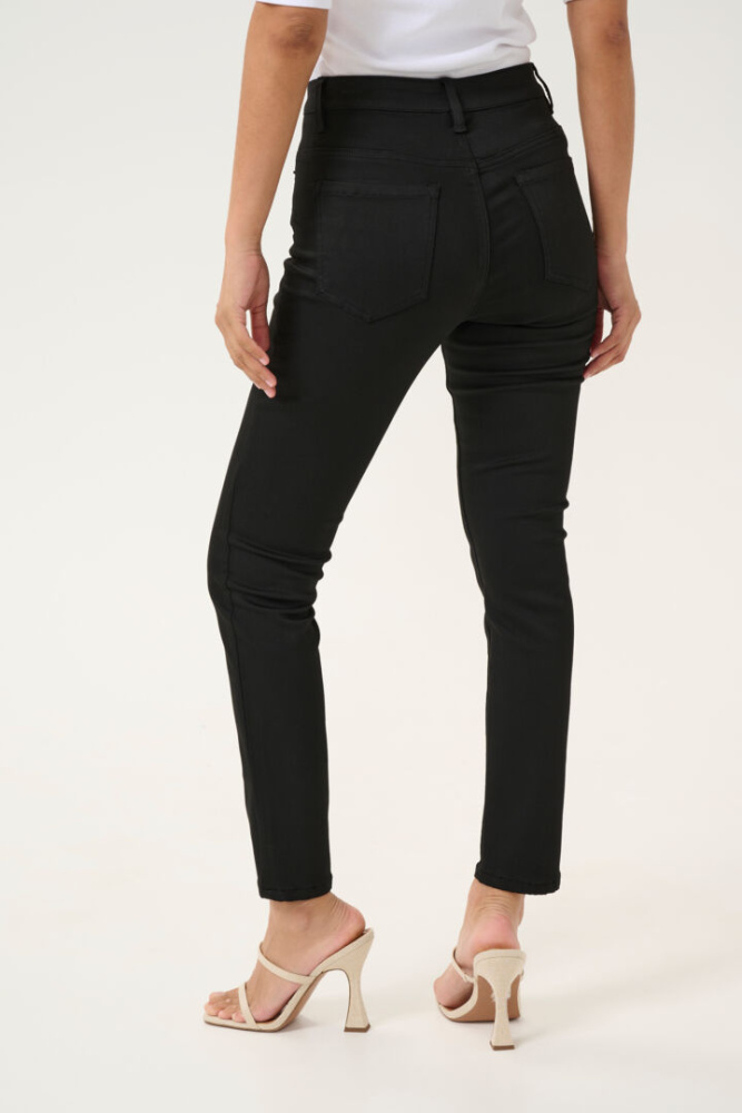 Hovedbilde KADima HW Slim Jeans 10509430 - Black Deep 100121