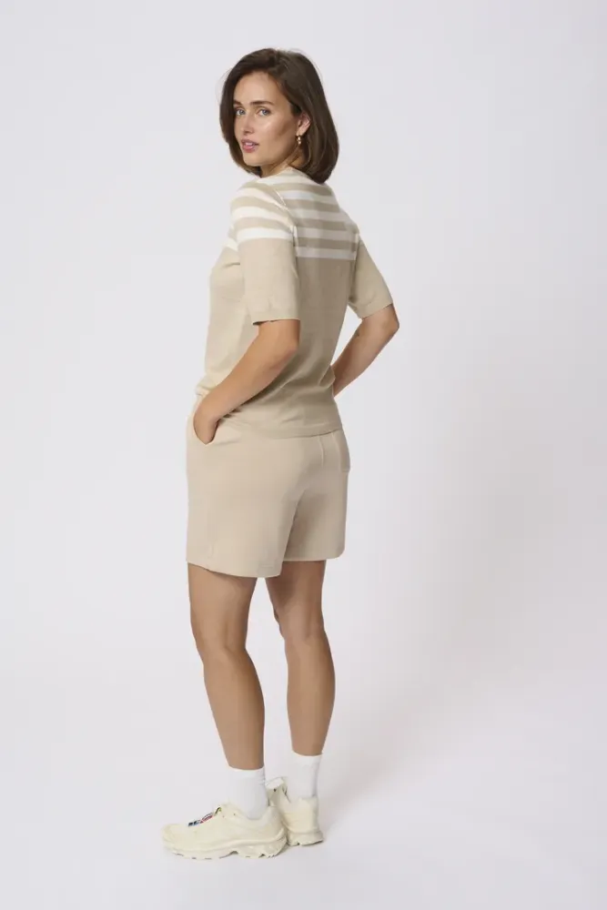 Bilde av KALizza O-neck Pullover 10508410 - Feather Gray/Chalk 107602