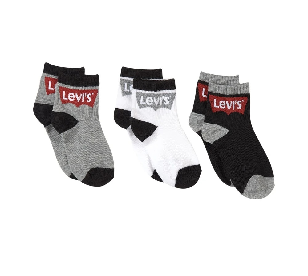 Hovedbilde LEVIS 3pk Sokker Lav - Sort/Hvit/Grå - XL0078-023