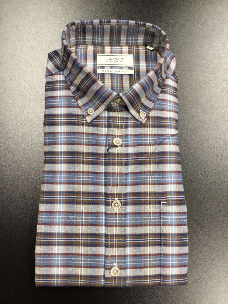 Hovedbilde JACK´S Superflex Oxford Shirt 3-210122 - Dark Sand