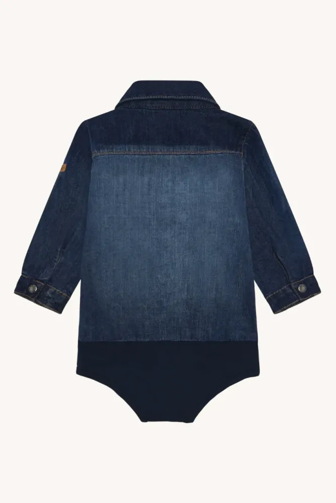 Hovedbilde H&C Bertil Denim Skjortebody 31207 - Blue Denim 57