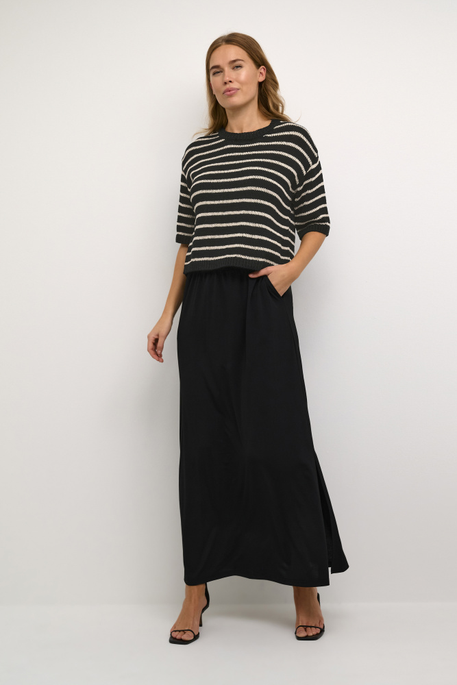 Hovedbilde KAYsabel Knit Pullover 10507630 - Black/White 104474