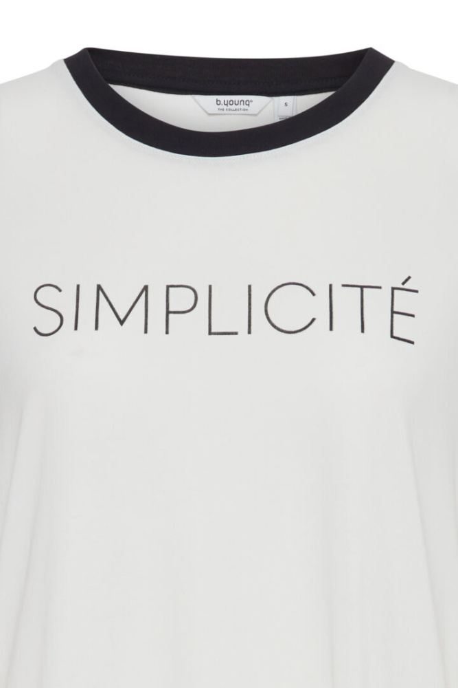 Hovedbilde BYPerl T-shirt 20814674 - Off White 114800