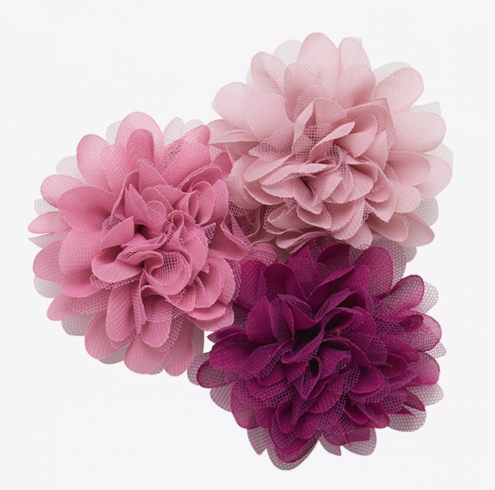 Hovedbilde CREAMIE Flowerpins 3pk - Red Violet 5100 - 822073