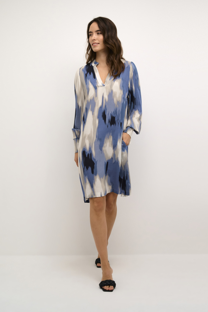Hovedbilde KABeathe Short Dress 10508899 - Blue Abstract 106180