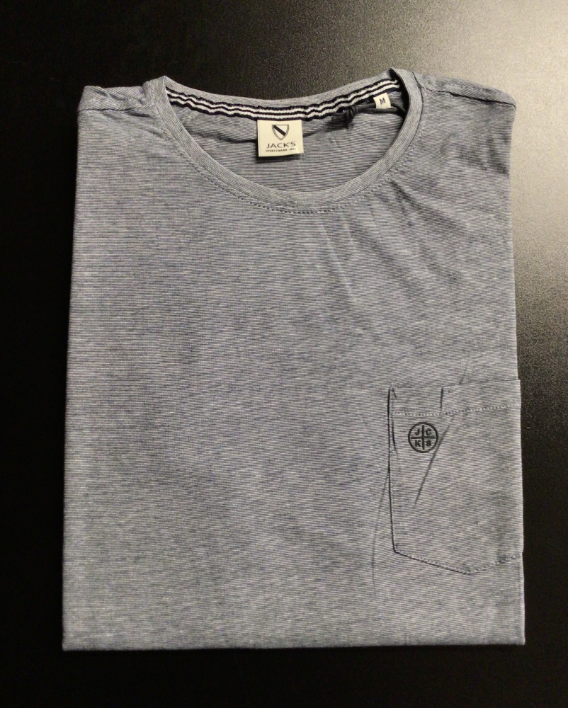 Hovedbilde JACK´S O-neck T-shirt 3-400041 - Denim Blue