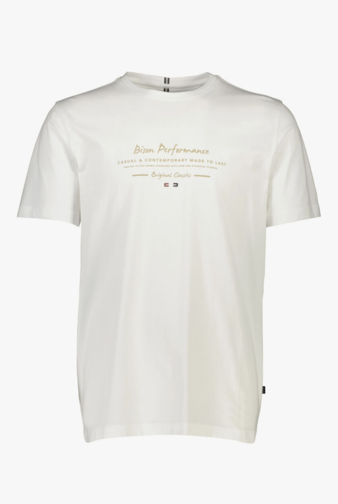 Hovedbilde Bison O-neck Tee 80-400130 - White