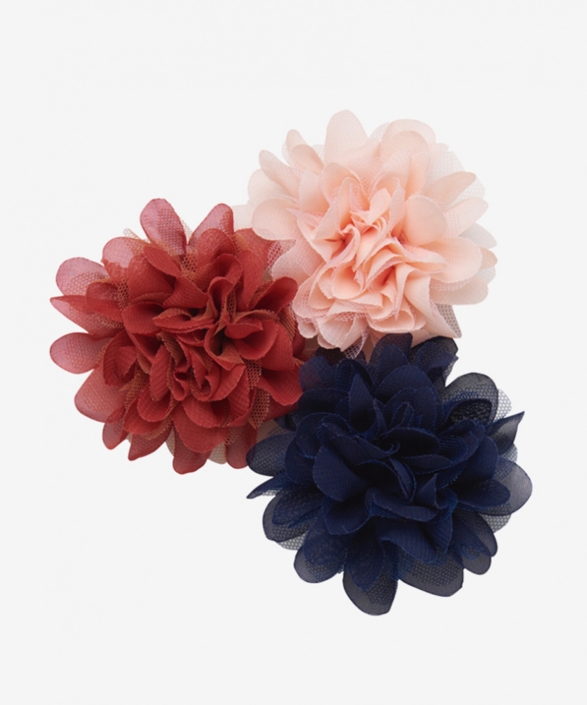 Hovedbilde CREAMIE Flowerpins 3pk - Rosewood 2720 - 822073
