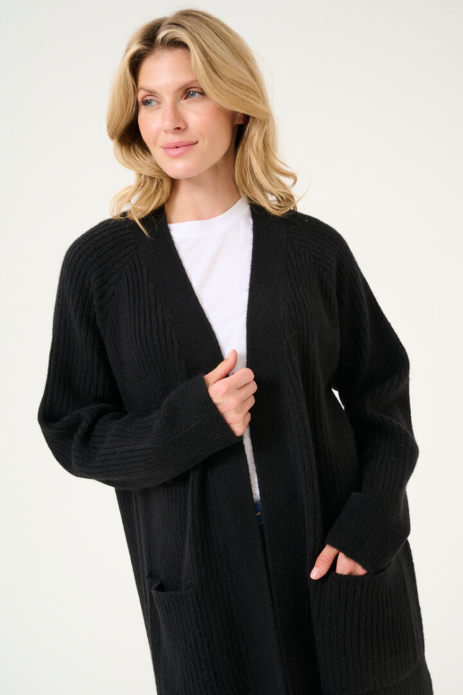 Hovedbilde KARinya Cardigan 10508958 - Black Deep 100121