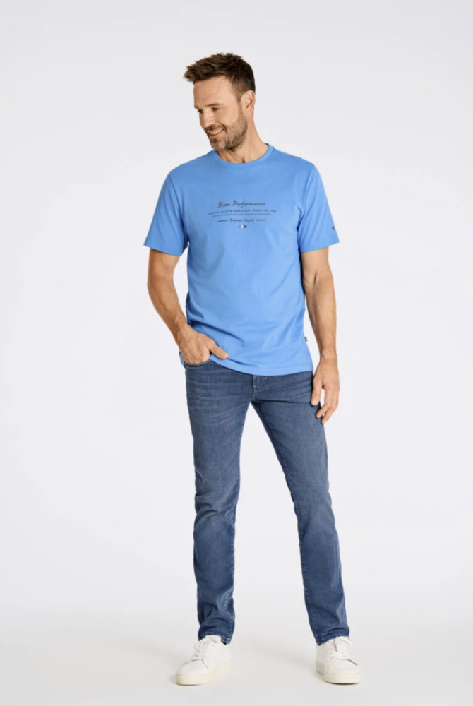 Hovedbilde Bison O-neck Tee 80-400130 - Clear Blue