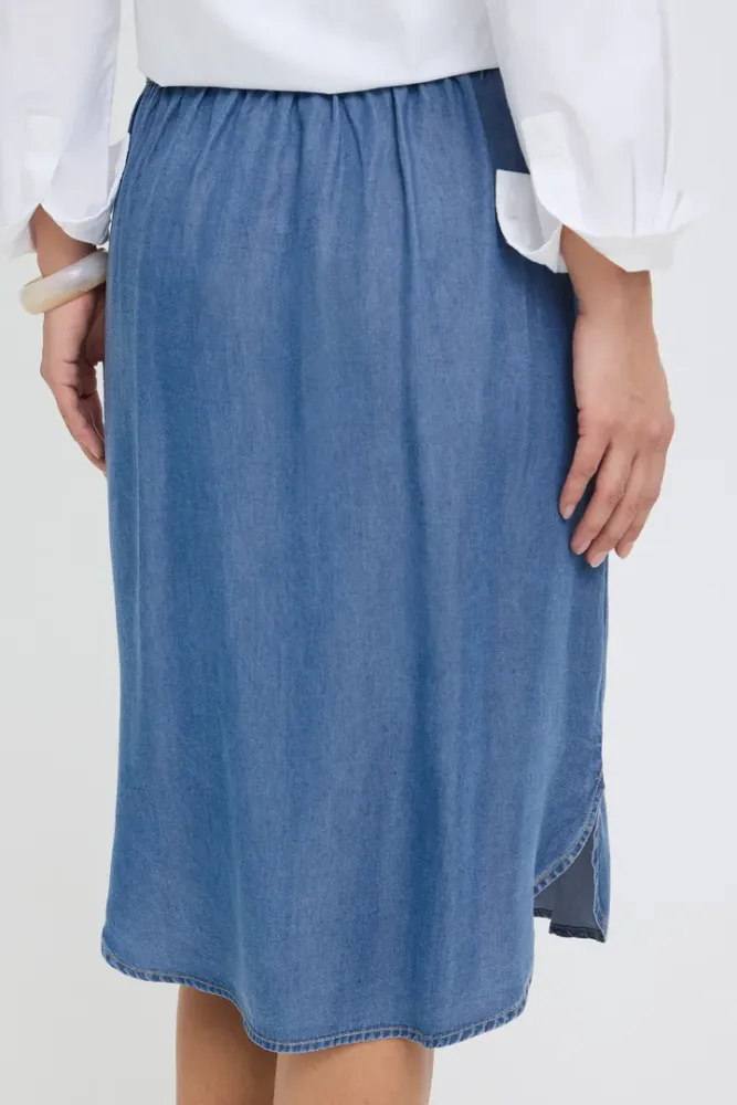Hovedbilde BYKosmo Skirt 20819402 - Mid Blue Denim 200461