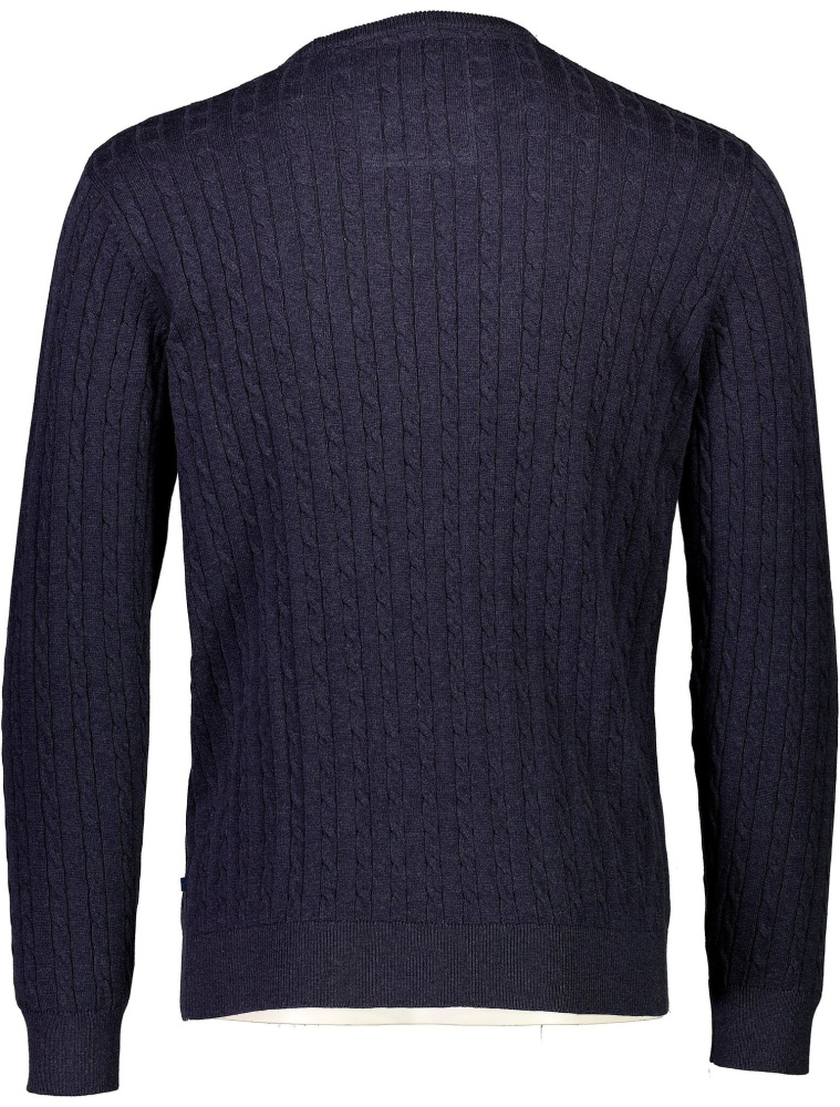 Hovedbilde O-NECK CABLE KNIT 3-82118 - BLUE SKY 01