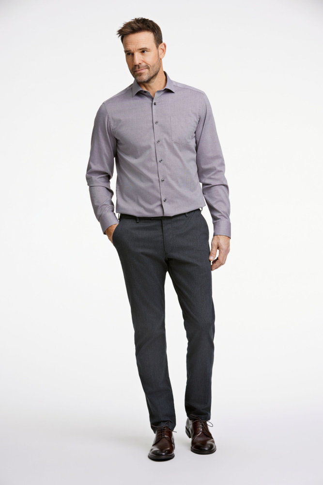 Hovedbilde JACK´S Structure Shirt 3-220208 - Brown/Grey