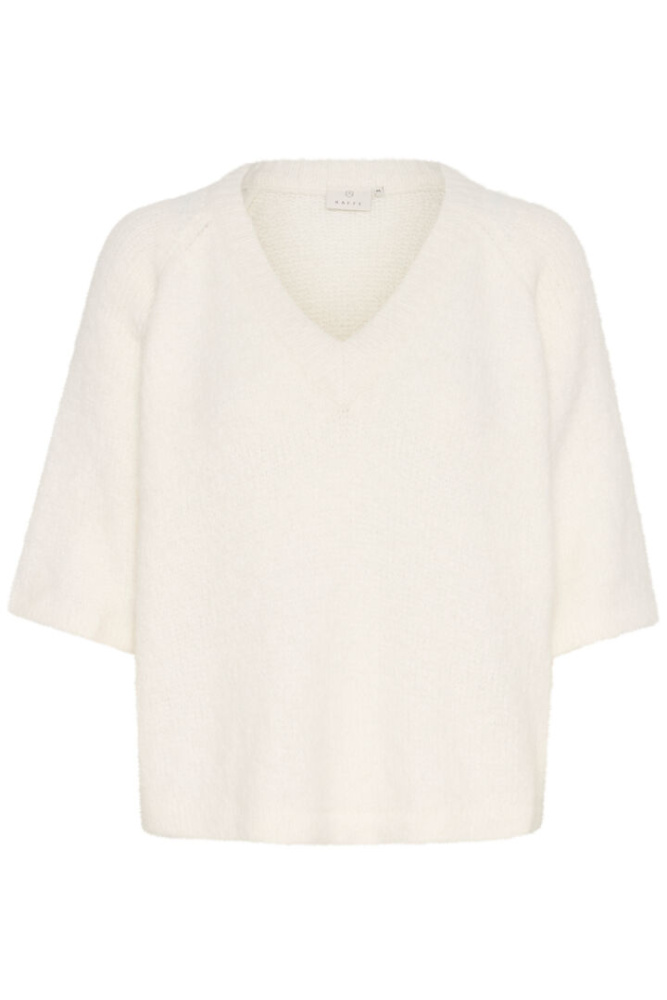 Hovedbilde KAEmilie V-neck Pullover 10509767 - Chalk 110602