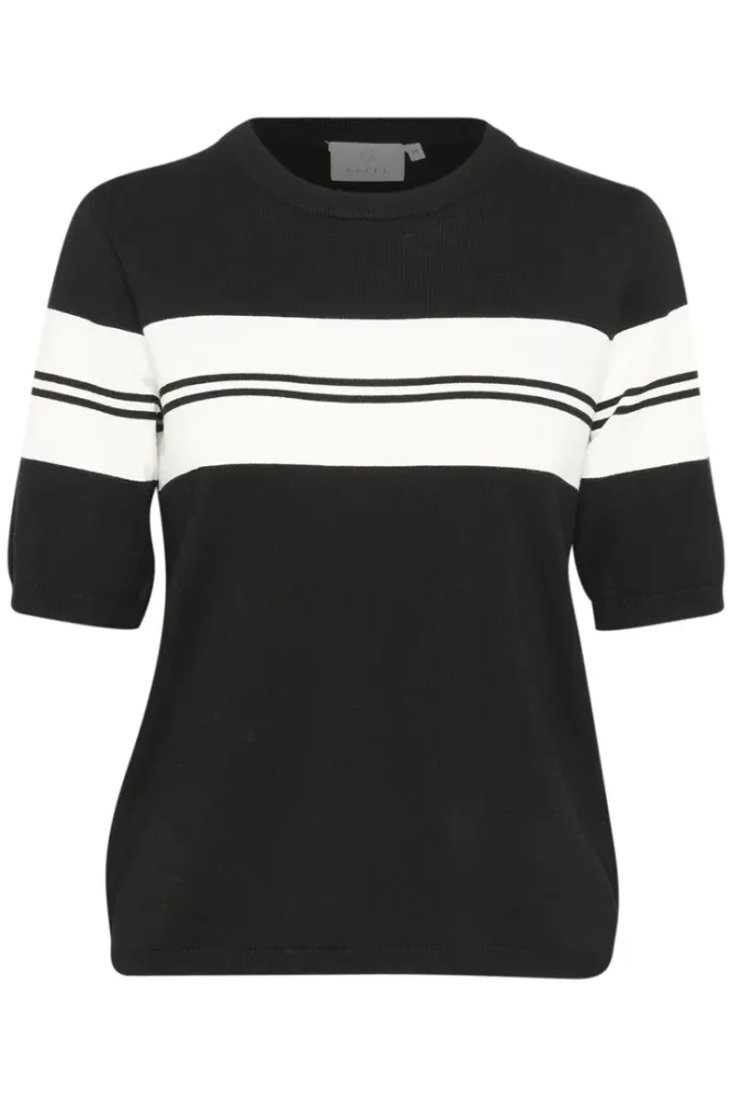 Hovedbilde KALizza O-neck Pullover 10508410 - Black/Chalk 107916