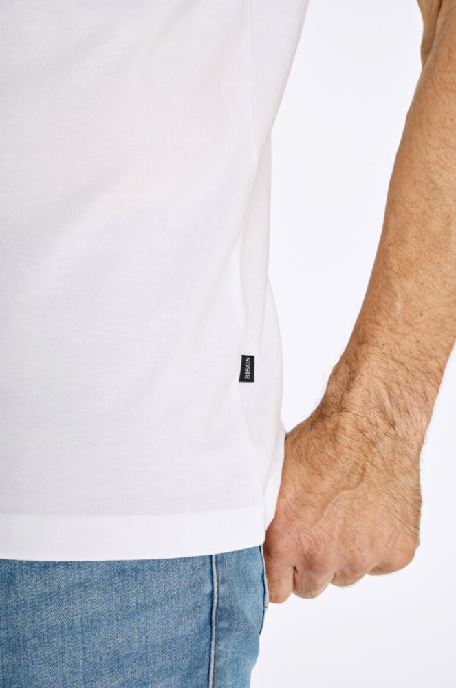 Hovedbilde Bison O-neck Tee 80-400130 - White