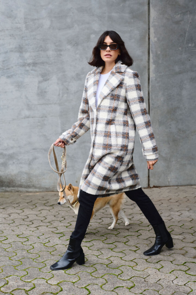 Hovedbilde KAELENA COAT 10508220 - GREY/BEIGE