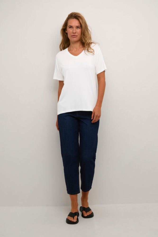 Hovedbilde KAFRIDA VNECK T-SHIRT 10508581 - CHALK 110602