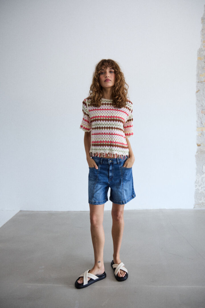 Bilde av ICHI Twiggy Shorts 20122700 - Denim 200928
