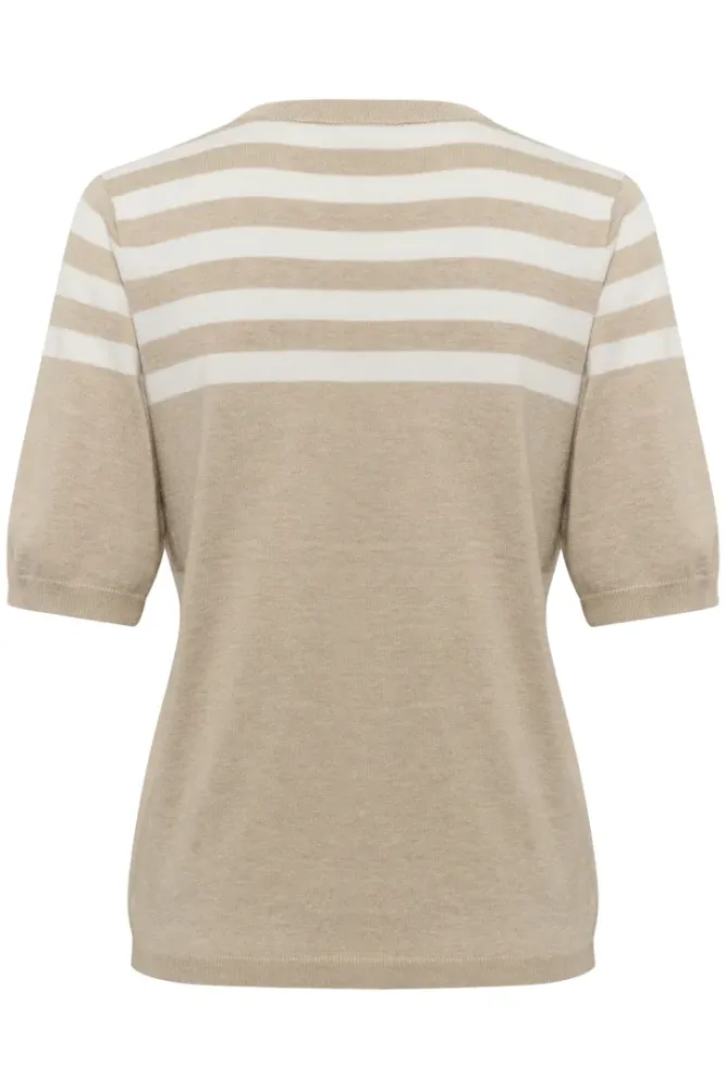 Bilde av KALizza O-neck Pullover 10508410 - Feather Gray/Chalk 107602