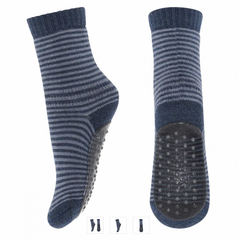 Hovedbilde MP Antiskli Ullsokker - Dark Denim Melange 498 - 79223