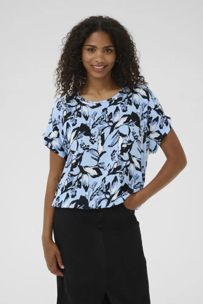 Hovedbilde KAAmber Blouse 10508257 - Blue Graphic 107938
