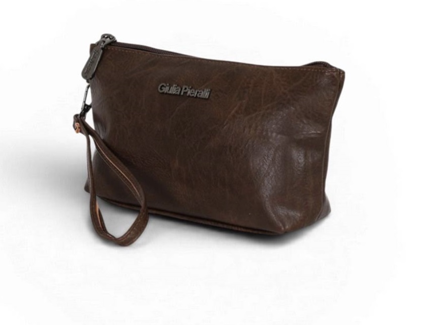 Hovedbilde Giulia Pieralli Classic toiletbag small 2033 - cofee