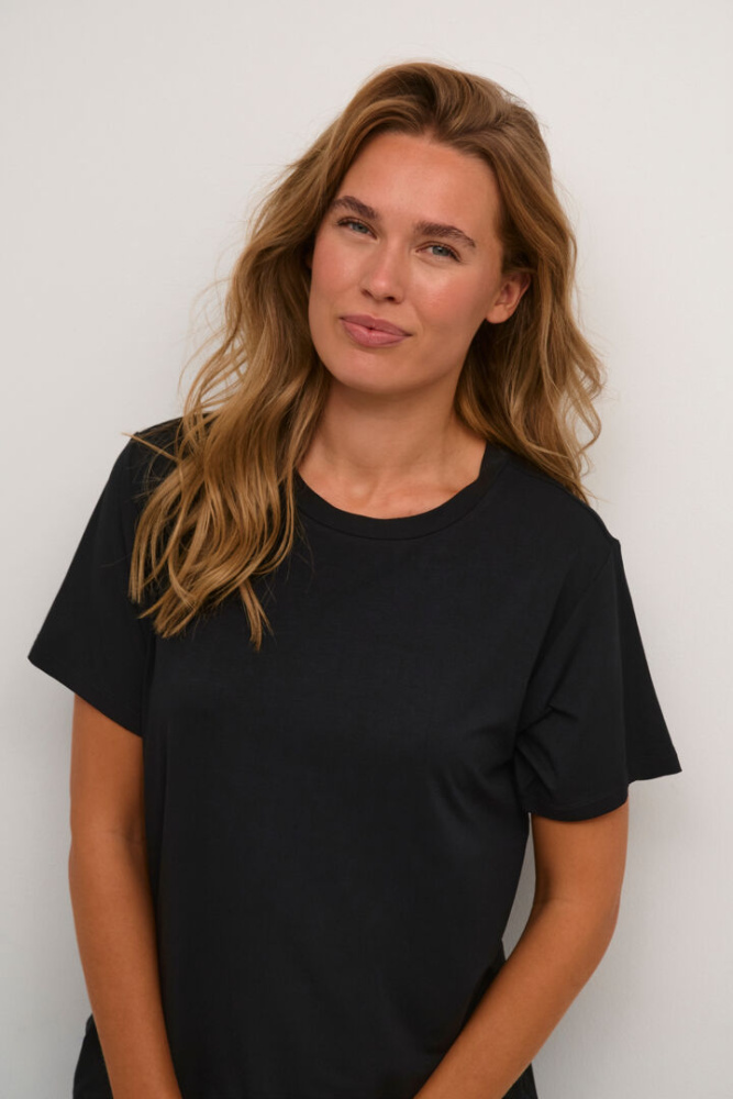 Hovedbilde KAFrida O-neck Tee 10508580 - Black Deep 100121
