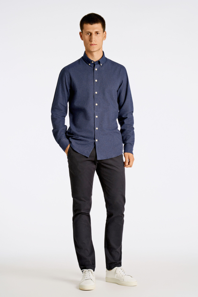 Hovedbilde LINDBERGH Brushed Shirt 30-203634 - Navy Melange