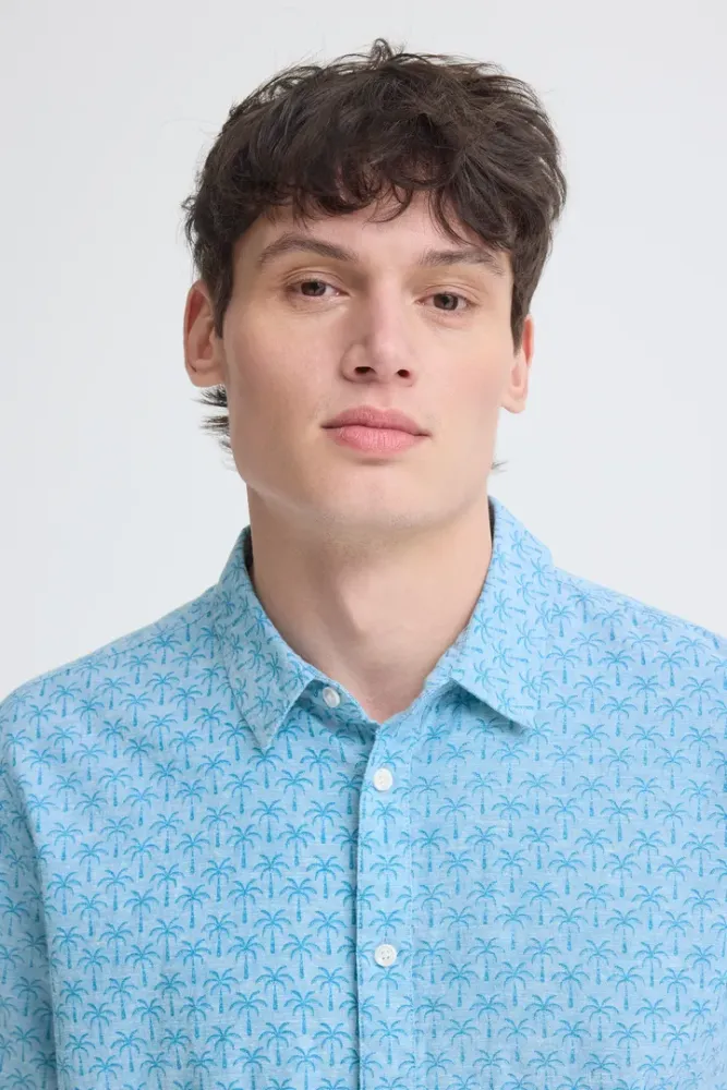 Hovedbilde Blend Aban Shirt 20720631 -  Lichen Blue 900006038