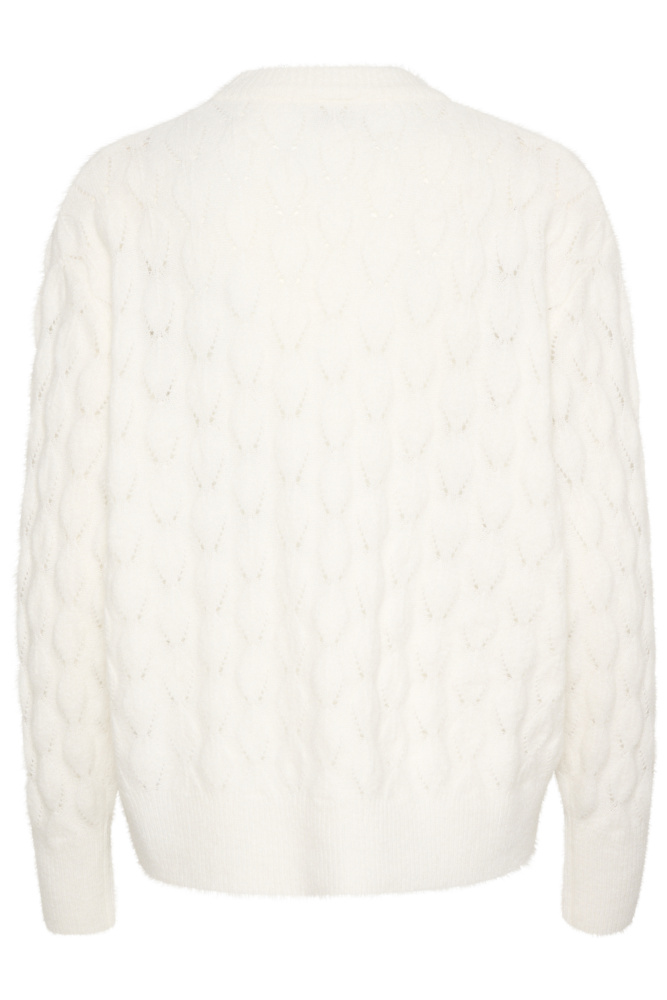 Hovedbilde KAMalene Cardigan 10508764 - Chalk Melange 1106021