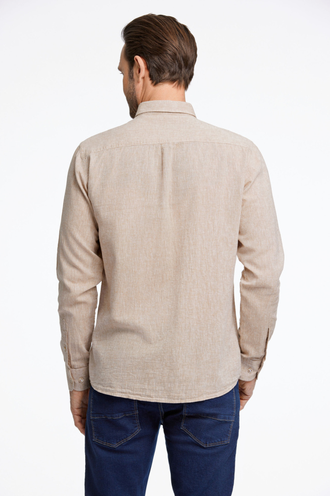 Hovedbilde Jack´s Cotton/linen LS Shirt 3-210076 - Mid Sand