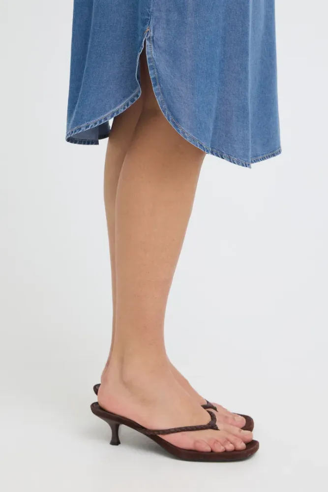 Hovedbilde BYKosmo Skirt 20819402 - Mid Blue Denim 200461