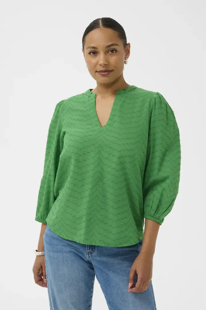 Hovedbilde KA Penelope Blouse 10511436 - Bright Green 155534