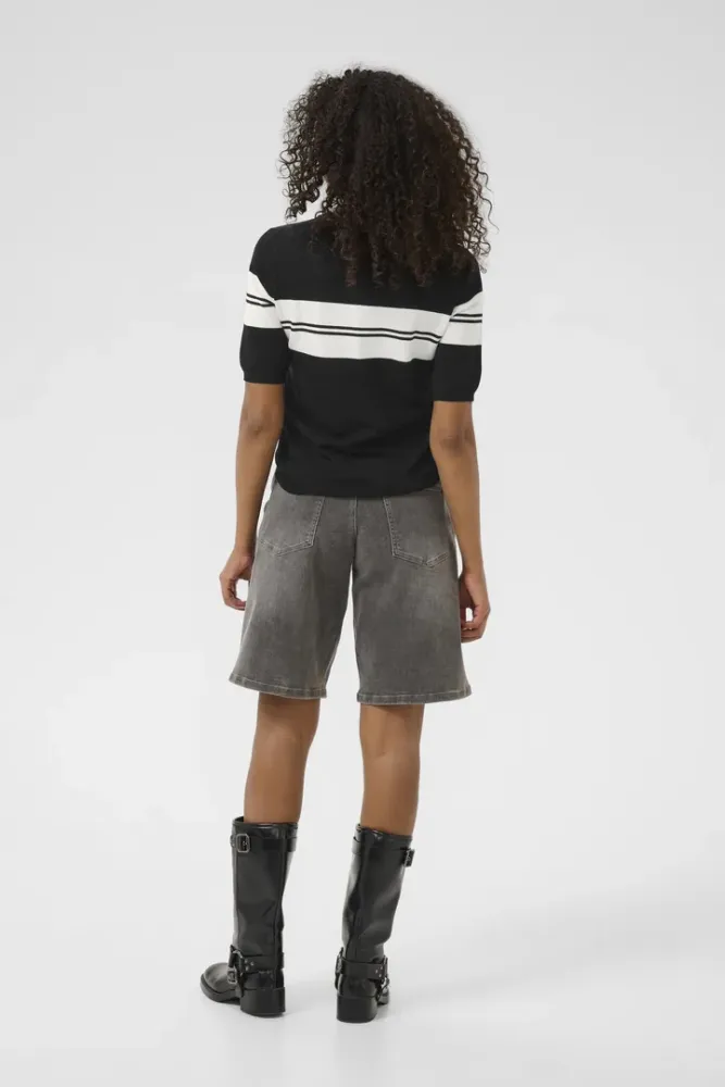Hovedbilde KALizza O-neck Pullover 10508410 - Black/Chalk 107916