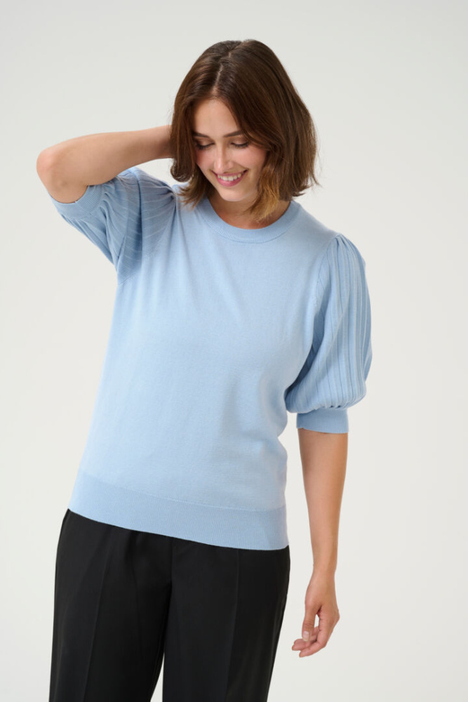 Hovedbilde KALone Knit Pullover 10508368 - Soft Chambray 164016
