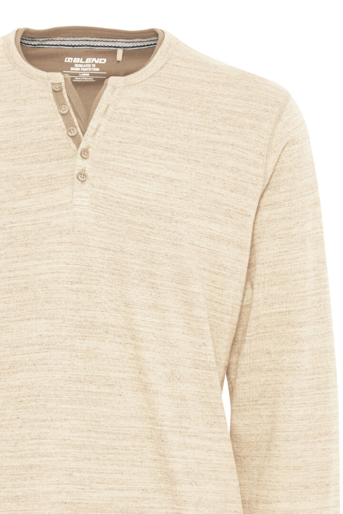 Hovedbilde Blend Bhjeff Jumper 20718006 - Bleached Sand 131008