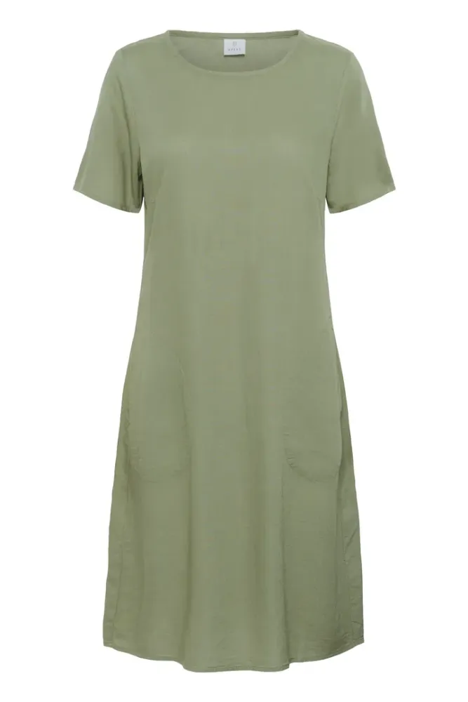 Bilde av Kaffe KAmilia Dress 10508362 - Oil Green 170115