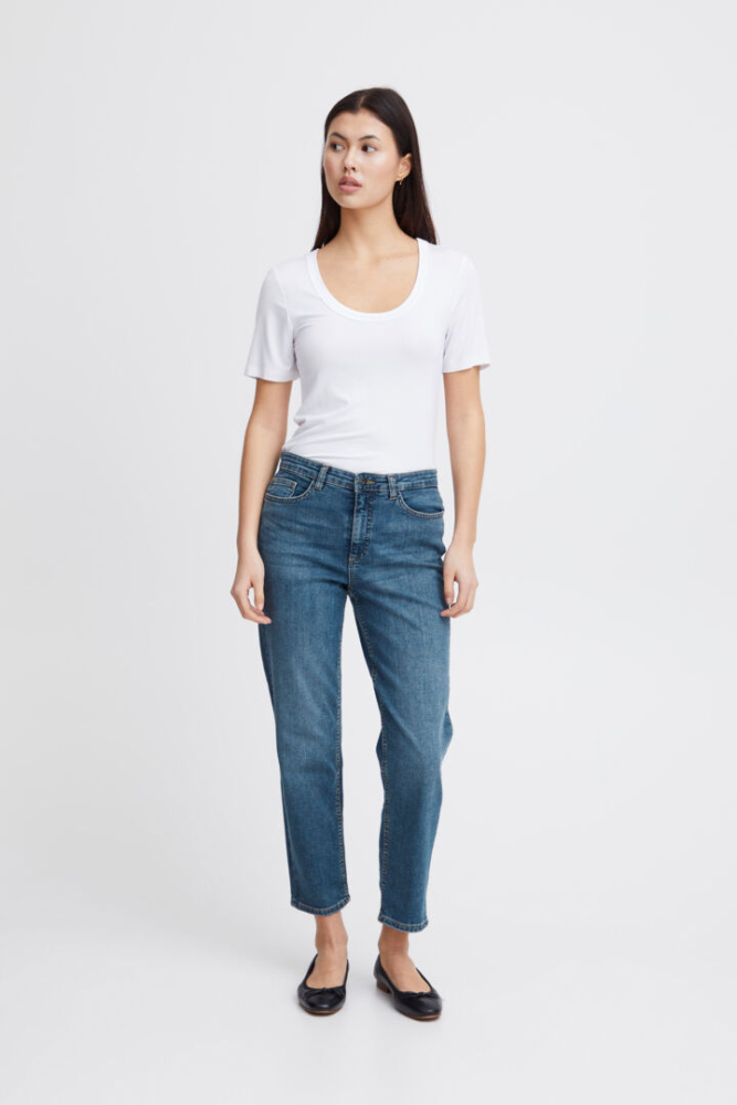 Hovedbilde IHTwiggy Raven Cropped Jeans 20110967 - Medium Blue 19037