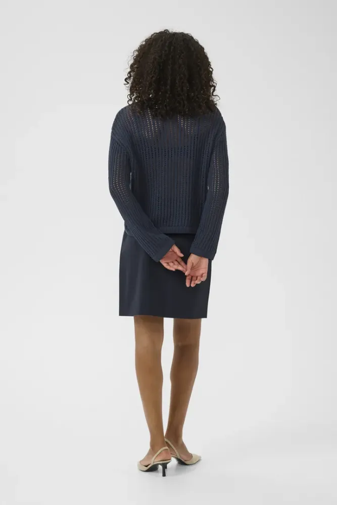 Bilde av Kaffe Solar Pullover 10509985 - Midnight Marine 194020