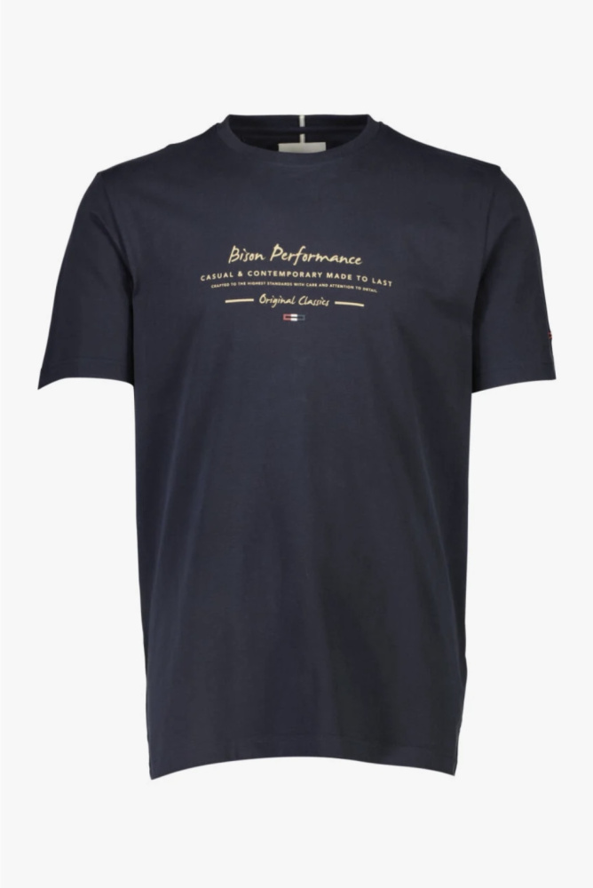 Hovedbilde Bison O-neck Tee 80-400130 - Navy