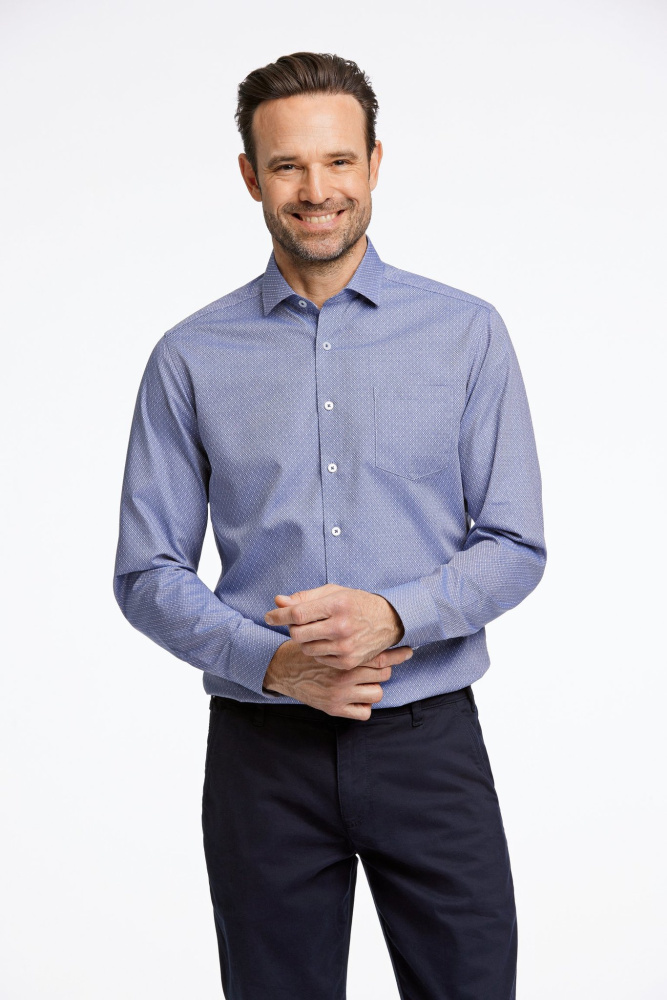 Hovedbilde Jack`s Diamond Pattern Shirt 3-220168 - Blue