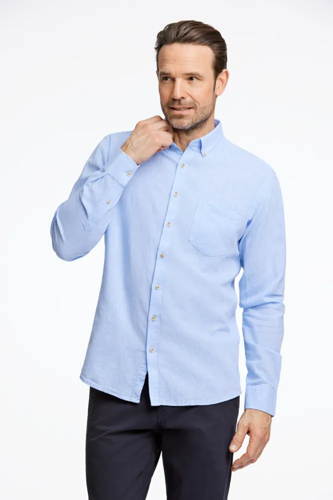 Hovedbilde Jack´s Cotton/linen LS Shirt 3-210076 - Sky Blue