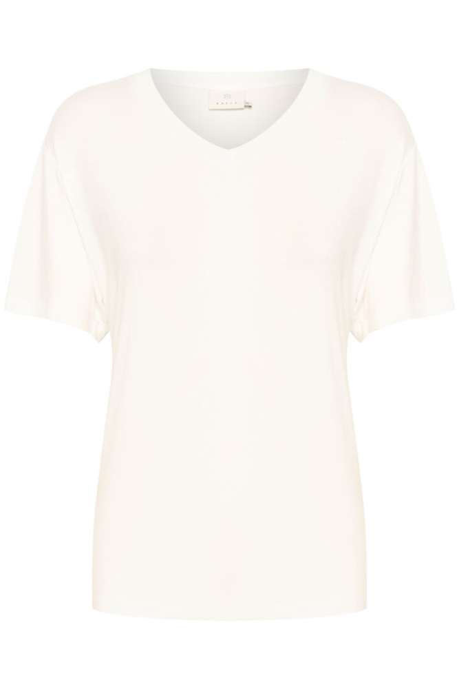 Hovedbilde KAFRIDA VNECK T-SHIRT 10508581 - CHALK 110602