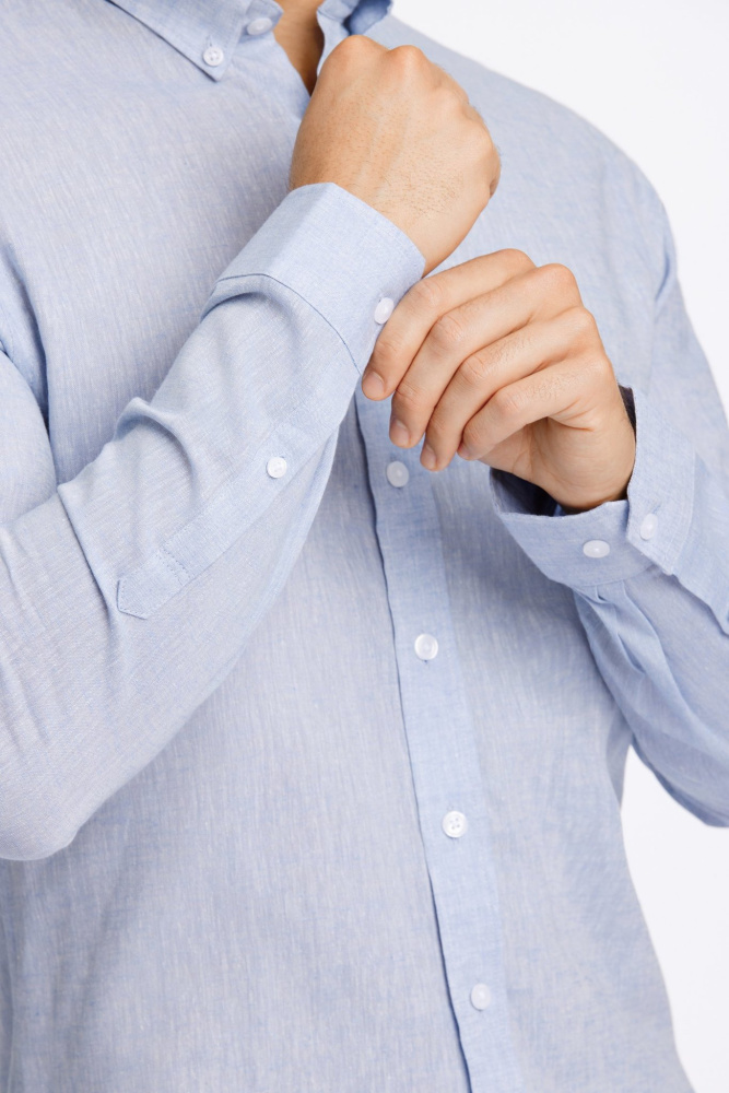Hovedbilde LINDBERGH Cotton/Linen Shirt 30-203344 - Light Blue