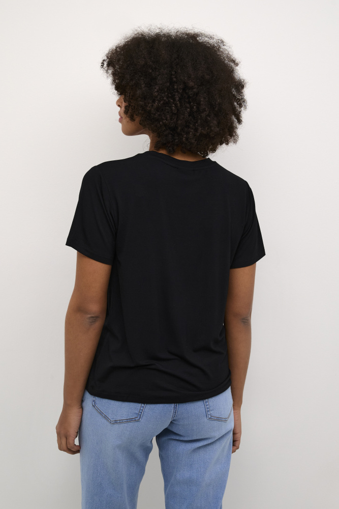 Hovedbilde KAFrida V-neck Tee 10508581 - Black Deep 100121