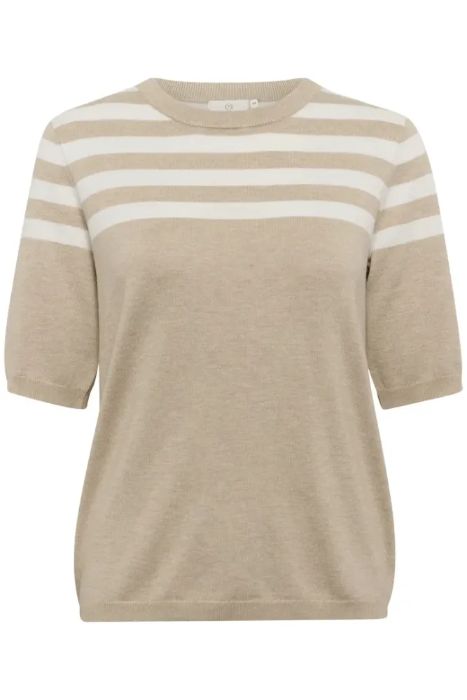 Bilde av KALizza O-neck Pullover 10508410 - Feather Gray/Chalk 107602